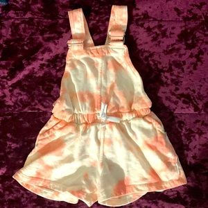 Lucky Brand Kids Tie-Dye Overalls-6X